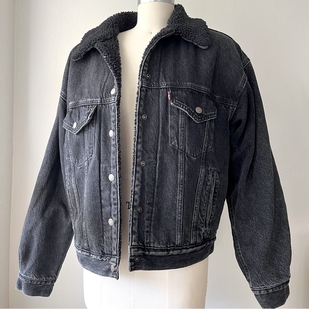 Levi’s 90’s Sherpa Trucker XS Black